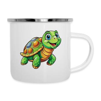 Mega Cute Turtle - Camper Mug - white - Right