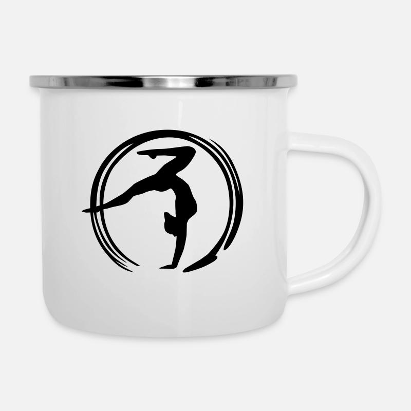 Gymnastics, gymnast, gymnast - Camper Mug - white