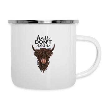 Highlander Hair don’t care - Camper Mug - white - Right