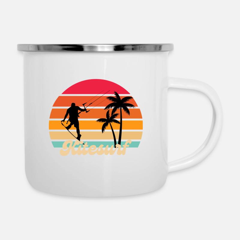 Kitesurf - Camper Mug - white