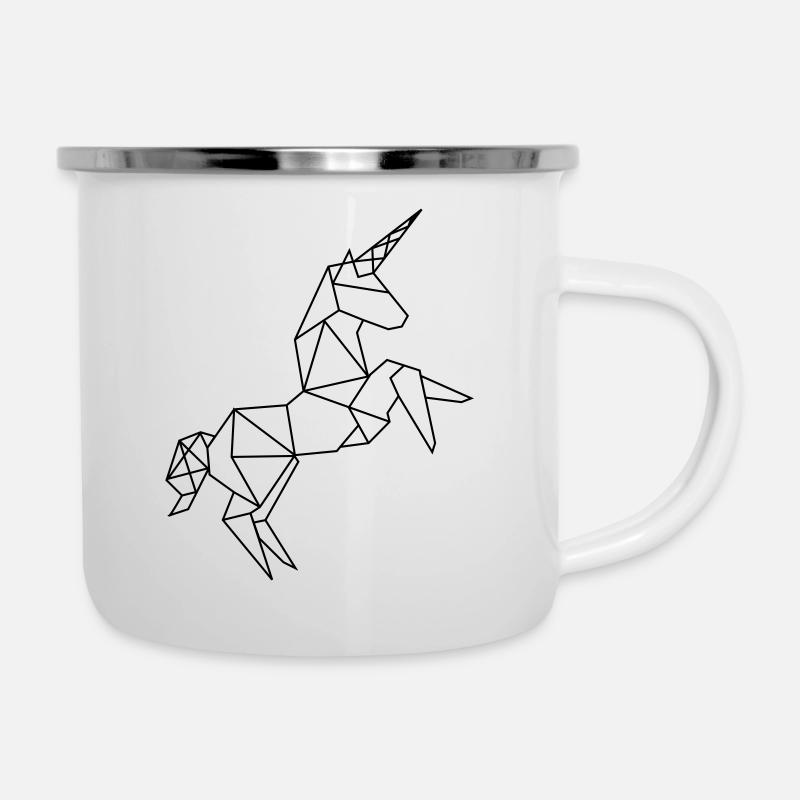 Unicorn graphic - Camper Mug - white