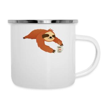 Sloth Love Coffee - Camper Mug - white - Right