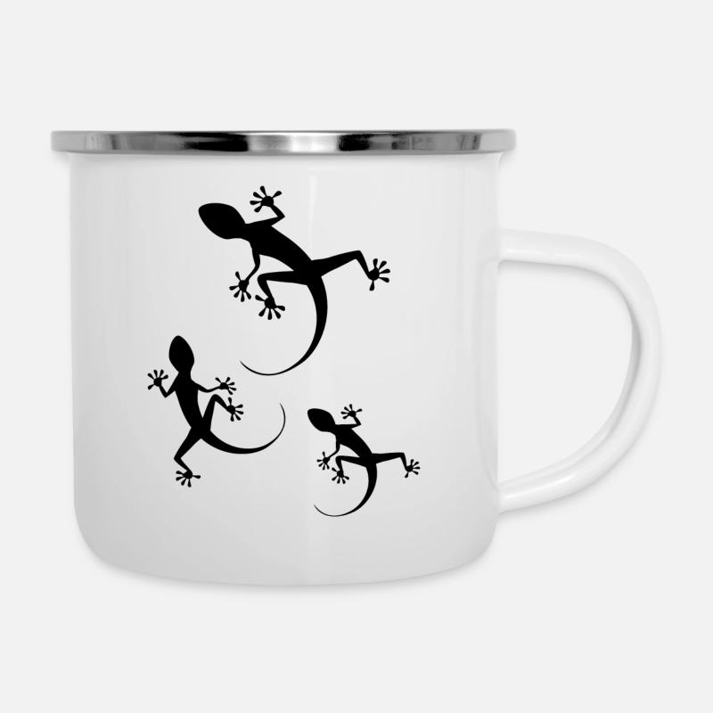 Geko Island - Camper Mug - white