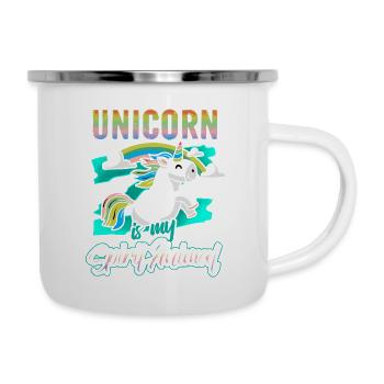 Unicorn Is My Spirit Animal - Unicorn Unicorns - Camper Mug - white - Right