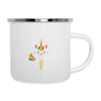 Trust Me I'm A Unicorn - Magical Cat - Camper Mug - white - Right