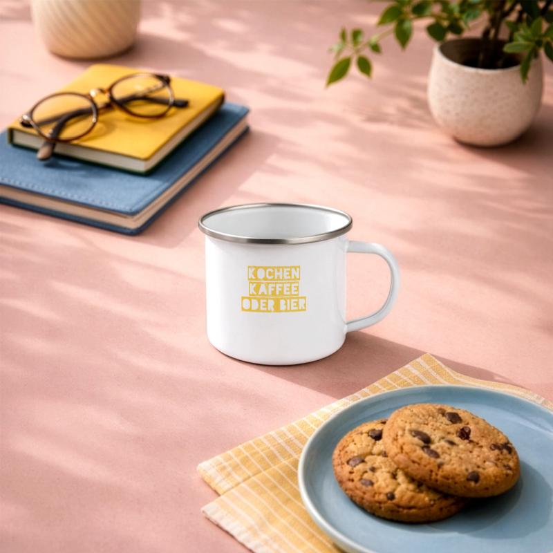Emaille-Tasse