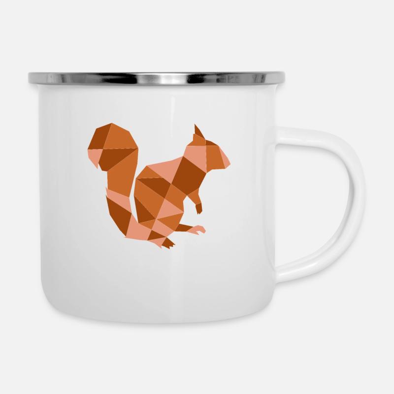 squirrel - Camper Mug - white
