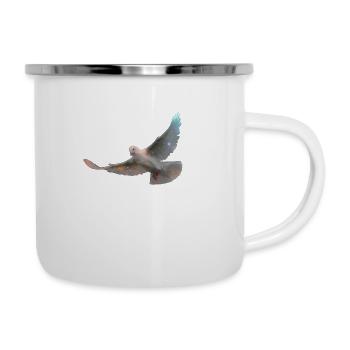 Dove Dove of Peace World Peace Peace Space Animal - Camper Mug - white - Right
