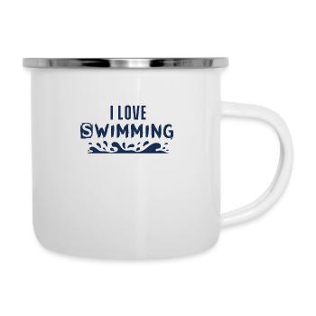 Swimmer - Camper Mug - white - Right