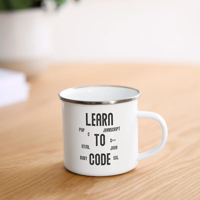 Learn To Code Programming Computer Scientist Gift Camper Mug