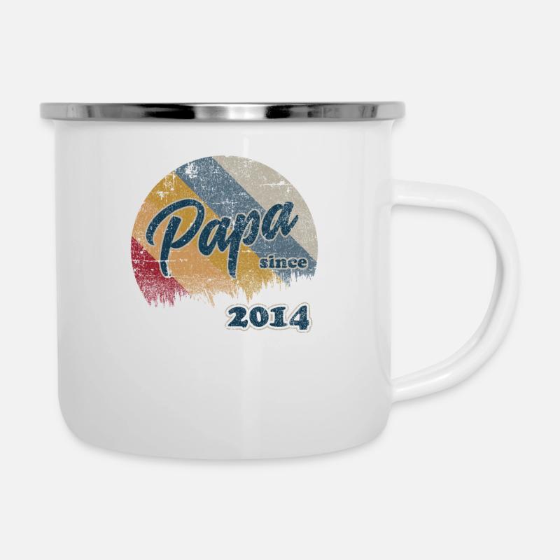 Dad Birth Gift Gift Idea 2014 Baby Father - Camper Mug - white