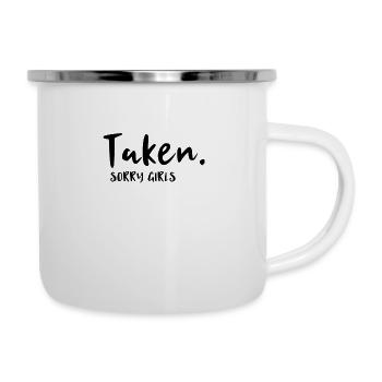 Valentine Valentine La Saint Valentin - Tasse émaillée - blanc - Droite
