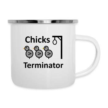 Chick's Terminator - Camper Mug - white - Right