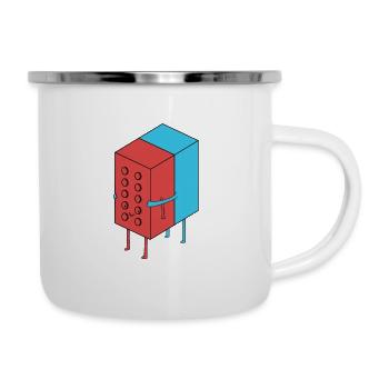 Valentine's building blocks - Camper Mug - white - Right