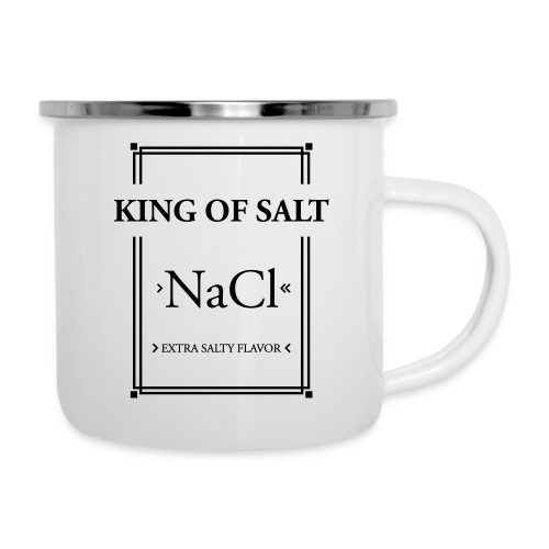 King of Salt - Emaille-Tasse