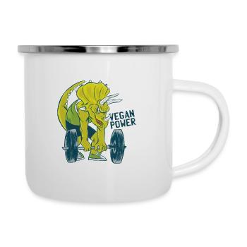 Vegan power - Camper Mug - white - Right
