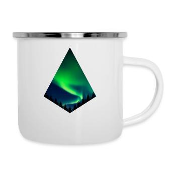Aurora Borealis - Polarlichter - Camper Mug - white - Right