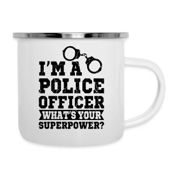 police - Camper Mug - white - Right