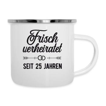 Silver Wedding Silver Wedding 25 Years - Camper Mug - white - Right