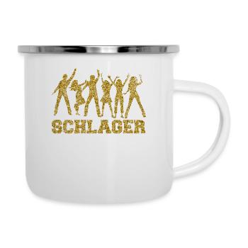 Schlager music celebration gift - Camper Mug - white - Right