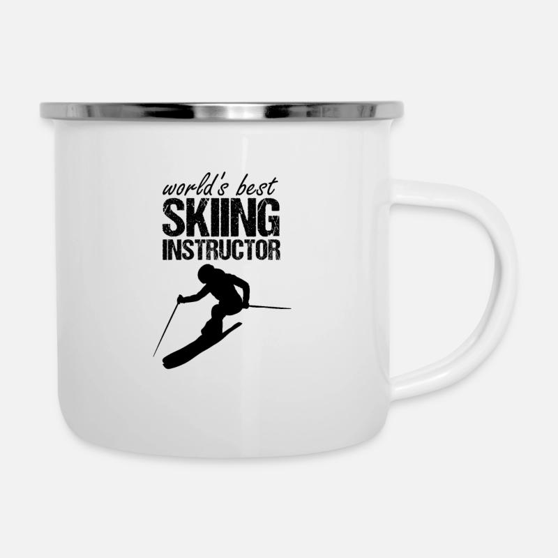 Best Ski Instructor - Camper Mug - white