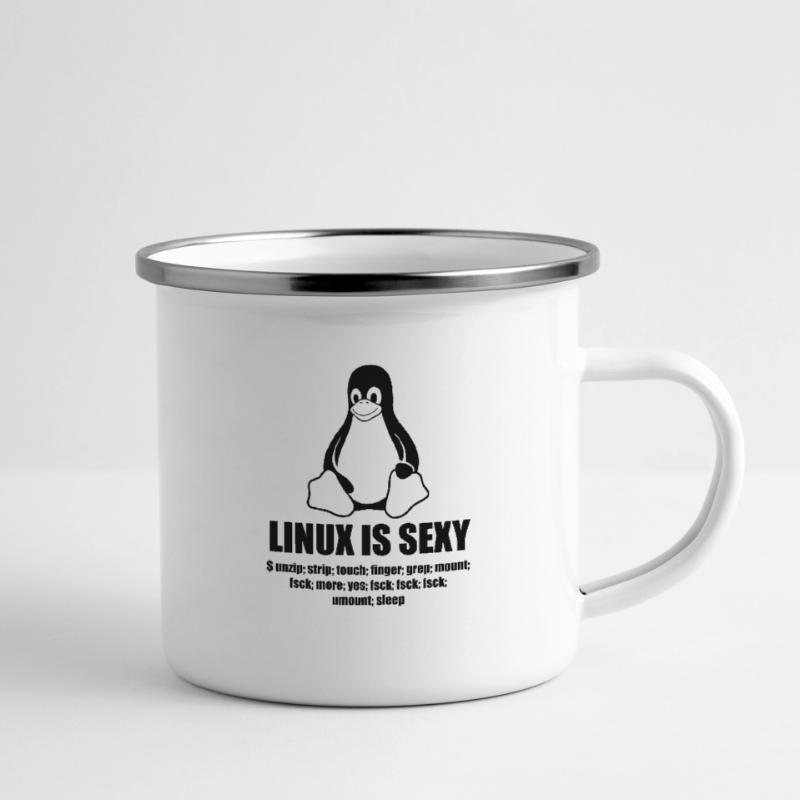 Linux Root SUDO Unix Shell Sexy funny gift Camper Mug