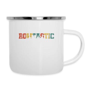 Retro rowing rower gift I eighth rowing - Camper Mug - white - Right