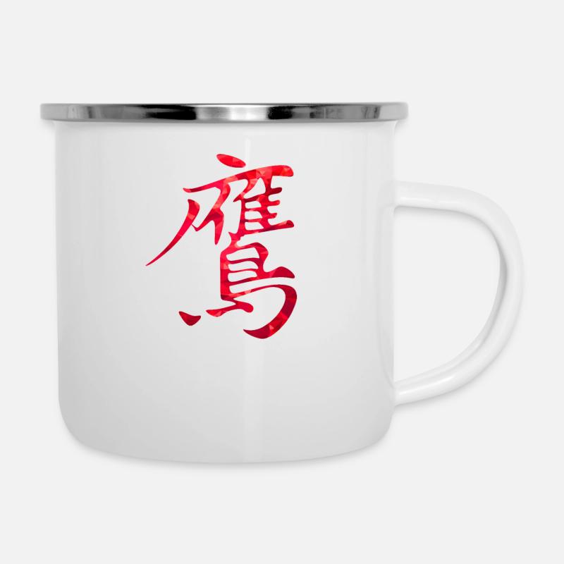 Chinese Eagle - Camper Mug - white