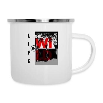 La vie à l'état sauvage - Tasse émaillée - blanc - Droite