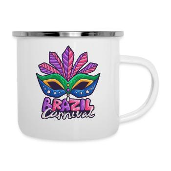 Carnival carnival brazil costume - Camper Mug - white - Right