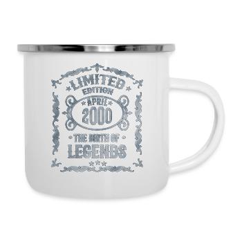 20th Birthday Gift - Born in 2000 - Camper Mug - white - Right
