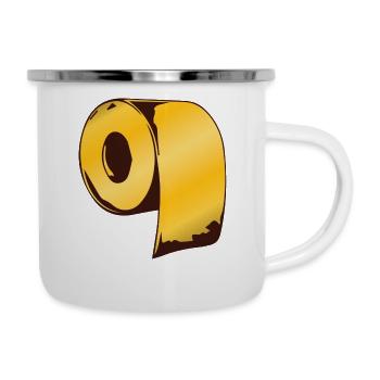 Toilet paper gold 2020 hamster purchases - Camper Mug - white - Right