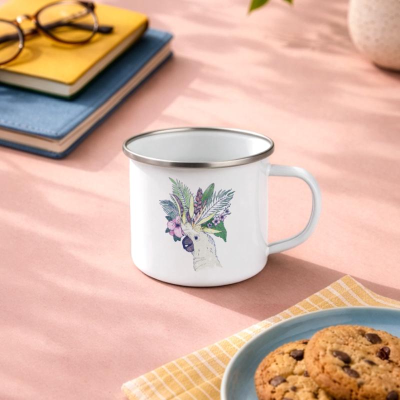 The Manda Cocapoo Emaille-Tasse