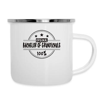 Grundschule 5. Klasse Weiterführende Schule - Emaille-Tasse - Weiß - Rechts