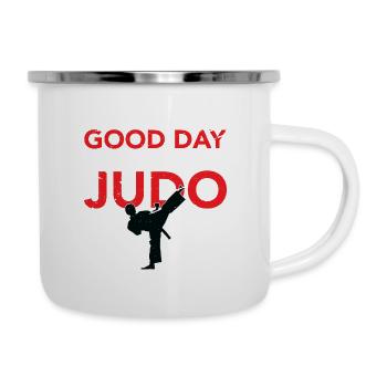 Judo fighter - judo - Camper Mug - white - Right