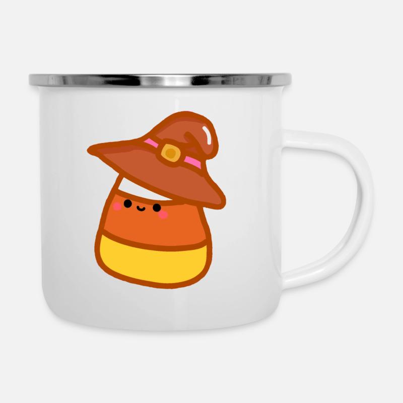 candy corn - Camper Mug - white