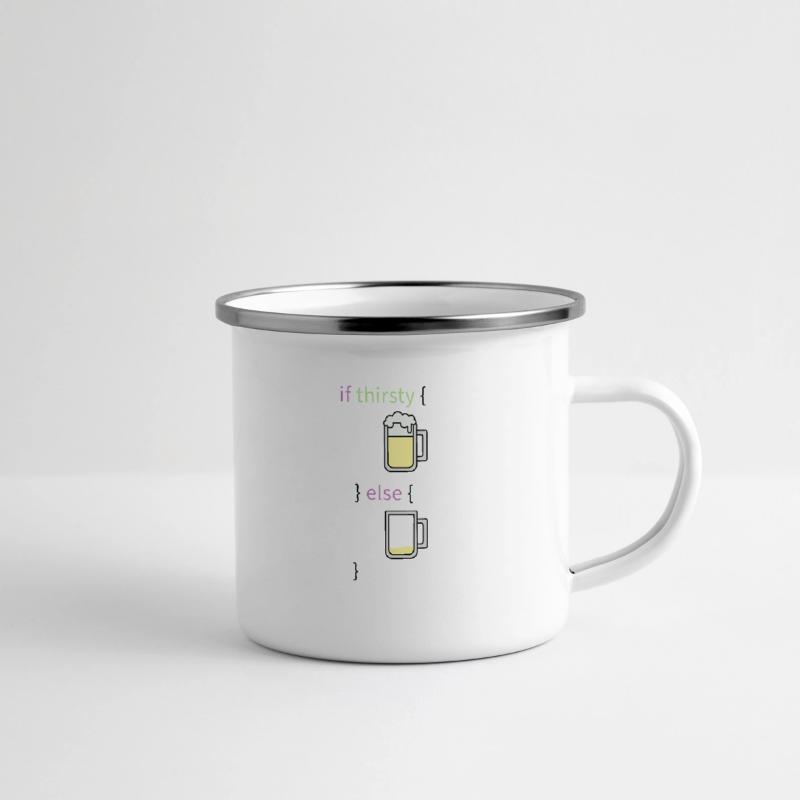 Emaille-Tasse