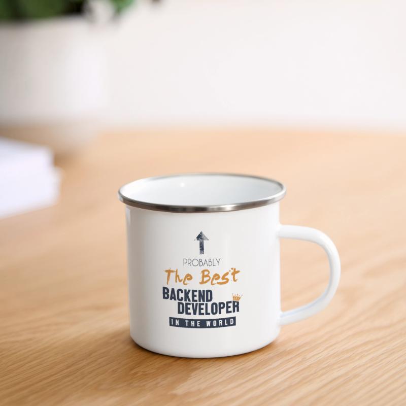 Best Backend Developer World Developer Coder Tasse émaillée