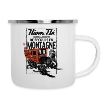 Mountain rescue - Camper Mug - white - Right