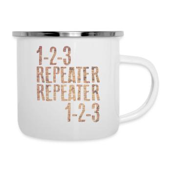 Repeater - Fugazi Lyrics - Camper Mug - white - Right