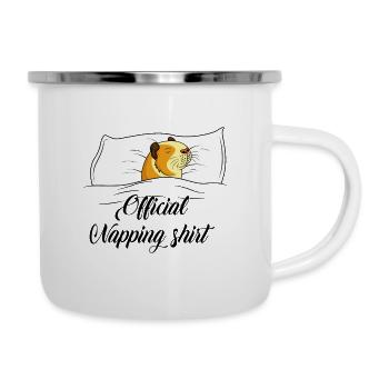 Cochon d'Inde - Tasse émaillée - blanc - Droite