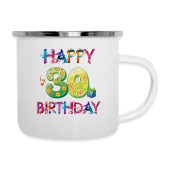 30th Birthday - Camper Mug - white - Right