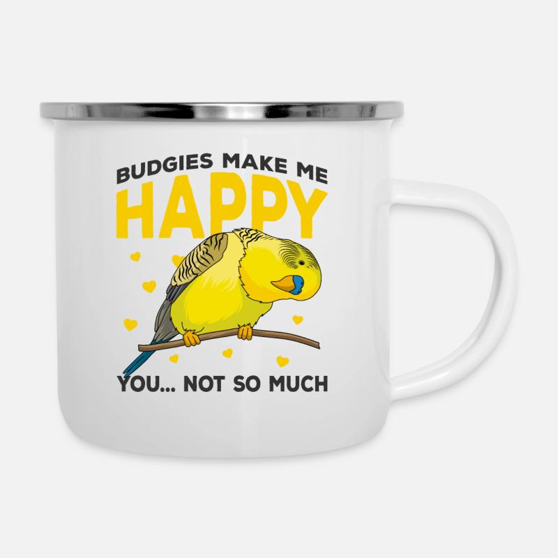 budgerigar - Camper Mug - white