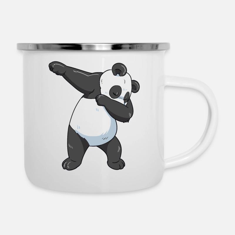 Dabbing Panda - Camper Mug - white