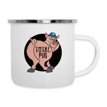 Total pig gay - Camper Mug - white - Right
