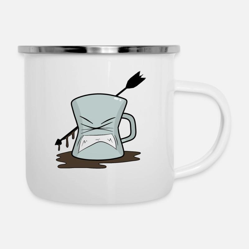 funny, archery, coffee, archer, bow - Camper Mug - white