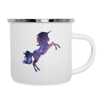 Unicorn Universe - Emaille-Tasse - Weiß - Rechts