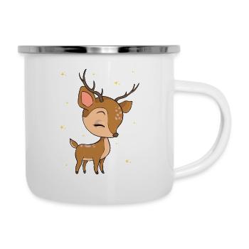 Small Fawn Deer Forest Animals Animal - Camper Mug - white - Right