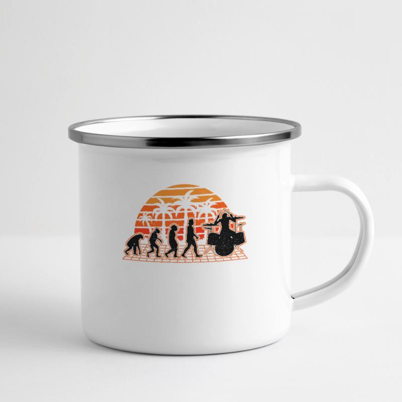Drums Evolution Sunset Drummer Drummer Camper Mug
