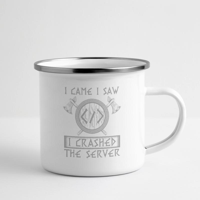 Programmierer Coder Software Entwickler Emaille-Tasse